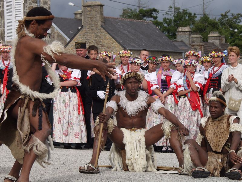 Danseurs d'Afrique du sud + Polonais